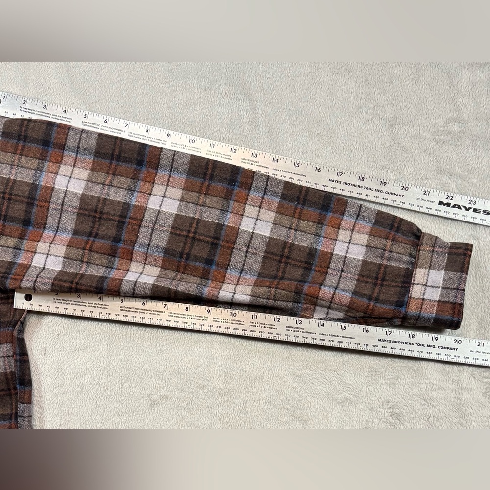 Vintage 70’s Loop Collar Pendleton Board Shirt Si… - image 5